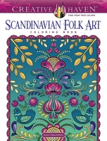 Creative Haven Scandinavian Folk Art Coloring Book 0486851184 Book Cover