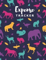 Expense Tracker: Personal Cash Management Daily Record Organizer Notebook with Unique Animals Themed Cover 1696124476 Book Cover