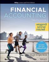 Financial Accounting, 12e WileyPLUS Card and Loose-leaf Set Single Term 1119874432 Book Cover