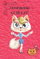 Funny Cute Colorful Cat Notebook gift: Lined Notebook / Journal Gift, 110 Pages, 6x9, Soft Cover, Matte Finish B083XX3PSQ Book Cover