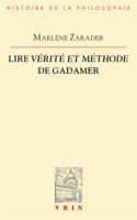 Lire Verite Et Methode de Gadamer 2711627349 Book Cover
