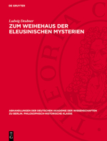 Zum Weihehaus Der Eleusinischen Mysterien 3112759869 Book Cover