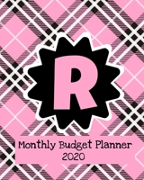 Monthly Budget Planner 2020: Income & Expenses Tracker 1707990077 Book Cover