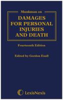 Munkman Damages For Personal Injuries and Death 1474312292 Book Cover