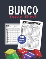 Bunco Score Sheet: V.19 100 Bunco Score Pad for Dice game / Bunco Scorekeeping / Score Keeping Book Large size 1686897855 Book Cover