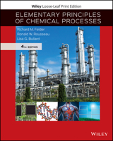 Elementary Principles of Chemical Processes 1119498635 Book Cover