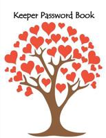 Keeper Password Book: Keeper Password Book Internet Log in Organizer for Lock Security Save for Home Office Review your credit card Statement 1724822330 Book Cover