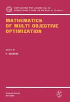 Mathematics of Multi Objective Optimization 321181860X Book Cover