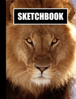 Sketchbook: Lion Cover Design White Paper 120 Blank Unlined Pages 8.5 X 11 Matte Finished Soft Cover 1706186045 Book Cover