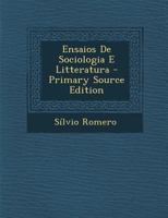 Ensaios De Sociologia E Litteratura 1021604518 Book Cover