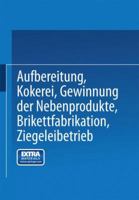 Aufbereitung, Kokerei, Gewinnung Der Nebenprodukte, Brikettfabrikation, Ziegeleibetrieb 3642519083 Book Cover