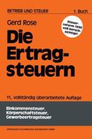 Die Ertragsteuern 3409509763 Book Cover