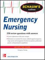Schaum's Outline of Emergency Nursing (Schaum's Outline Series) 0071789804 Book Cover