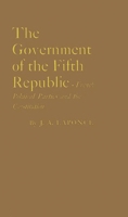 Government Fifth Republic: 083718763X Book Cover