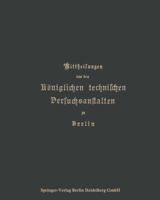 Mittheilungen Aus Den Koniglichen Technischen Versuchsanstalten Zu Berlin 366242844X Book Cover