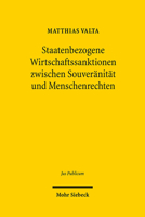 Staatenbezogene Wirtschaftssanktionen Zwischen Souver?nit?t und Menschenrechten 3161555260 Book Cover