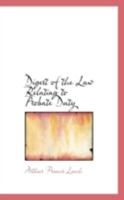 Digest of the Law Relating to Probate Duty 1240088558 Book Cover