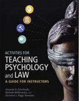 Activities for Teaching Psychology and Law: A Guide for Instructors 1433828898 Book Cover