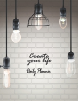 Daily Planner (53 weeks): Cool and Vintage Cover 8.5 X 11 in, large space to note and write your daily schedule as well as a to do list. 1709996951 Book Cover