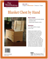 Fine Woodworking's Blanket Chest by Hand Plan 1627100288 Book Cover