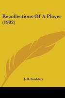 Recollections of a Player 0548658897 Book Cover