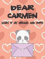 Dear Bryanna, diary of my dreams and hopes: A Girl's Thoughts 1720188548 Book Cover