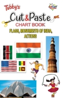 Tubbys Cut & Paste Chart Book Flags, Monuments of India, Actions 9357180141 Book Cover