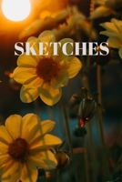 Sketches: 90 Pages of 6 X 9 Inch Bound Top Half White Blank Bottom Half College Ruled 1692566334 Book Cover