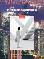 Annual Editions: International Business, 17/e 0073528757 Book Cover