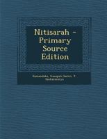 Nitisarah - Primary Source Edition 1018610804 Book Cover