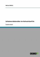 Selbstmordattentäter im Nahost-Konflikt 3638654893 Book Cover