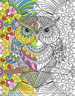 Adult Coloring Book Stress Relieving Designs Animals Mandalas: Beautifully Designed 40 Unique Geometric Patterns With Animals Mandalas For Relaxation B08T6ZXDCW Book Cover