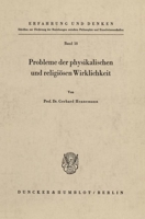 Probleme Der Physikalischen Und Religiosen Wirklichkeit 3428006100 Book Cover