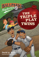 Ballpark Mysteries #17: The Triple Play Twins 0593126254 Book Cover