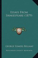 Essays From Shakespeare 1163898120 Book Cover