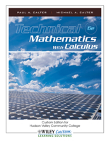 Technical Mathematics With Calculus 6e B01FO9RZ68 Book Cover