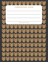 Retro Cat Pattern Composition Book: College Ruled 200 pages 100 Sheets 7.44x 9.69 1692520547 Book Cover