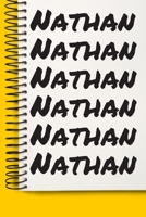 Name Nathan A beautiful personalized: Lined Notebook / Journal Gift, Notebook for Nathan,120 Pages, 6 x 9 inches, Gift For Nathan, Personal Diary, Nathan, Personalized Journal, Family Notebook, Custom 1677023821 Book Cover