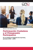 Participación Ciudadana y el Presupuesto Participativo 620210967X Book Cover