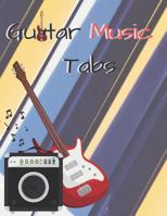 Guitar Music Tabs: 8.5inx11in 100 Pages 1092122192 Book Cover