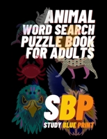 Animal Word Search Puzzle Book For Adults B08KJJZPJJ Book Cover