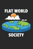 Flache Erde Notizbuch: Flache Erde Notizbuch für Liebhaber / Notizheft / Notizblock A5 (6x9in) Dotted Notebook / Punkteraster / 120 gepunktete Seiten (German Edition) 1672937256 Book Cover