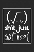 Shit Shit Just Got Real: A 101 Page Prayer notebook Guide For Prayer, Praise and Thanks. Made For Men and Women. The Perfect Christian Gift For Kids, Teens, College Students, Husband Youth And All Age 1699679002 Book Cover