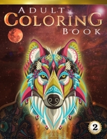 Adult Coloring Book: 70+ Stress-relieving designs of Animals, Flowers, Henna, Family and much more! (Relaxation Coloring Books) B08BDZ2D3P Book Cover