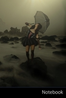 Notebook: Mujer, Gótico, Bastante, Pantalla Cuaderno / Diario / Libro de escritura / Notas - 6 x 9 pulgadas (15.24 x 22.86 cm), 110 páginas, superficie brillante. 1712957767 Book Cover