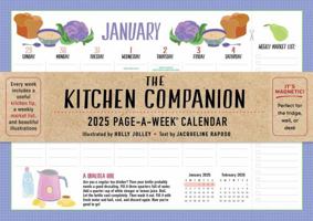 The Kitchen Companion Page-A-Week Calendar 2025: It's Magnetic! Perfect for the Fridge, Wall, or Desk 1523525134 Book Cover