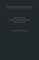 Versuche Zur Bewegungsphysiologie Der Pflanzen 364288637X Book Cover