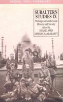 Subaltern Studies: Writings on South Asian History and Society Volume IX (Vol 9) 0195637216 Book Cover