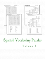 Spanish Vocabulary Puzzles - Volume 1 1545160406 Book Cover