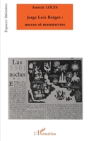 Jorge Luis Borges: oeuvre et manoeuvres (French Edition) 2738450466 Book Cover